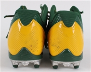 2013 Clay Matthews Green Bay Packers Signed Nike Game Worn Cleats (MEARS LOA / JSA / Pepper Burruss Collection)