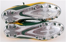 2013 Clay Matthews Green Bay Packers Signed Nike Game Worn Cleats (MEARS LOA / JSA / Pepper Burruss Collection)