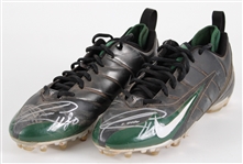 2008 Donald Driver Green Bay Packers Signed Nike Game Worn Cleats (MEARS LOA / JSA / Pepper Burruss Collection)