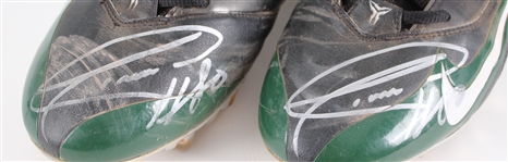 2008 Donald Driver Green Bay Packers Signed Nike Game Worn Cleats (MEARS LOA / JSA / Pepper Burruss Collection)