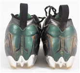 2008 Donald Driver Green Bay Packers Signed Nike Game Worn Cleats (MEARS LOA / JSA / Pepper Burruss Collection)