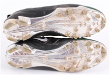 2008 Donald Driver Green Bay Packers Signed Nike Game Worn Cleats (MEARS LOA / JSA / Pepper Burruss Collection)
