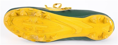 2016 Clay Matthews Green Bay Packers Signed Nike Game Worn Cleat (MEARS LOA / JSA / Pepper Burruss Collection)