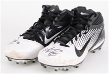 2011 Matt Flynn Green Bay Packers Signed Nike Game Worn Cleats (MEARS LOA / JSA / Pepper Burruss Collection)