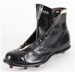 1960's Wilson Black Leather High Top Football Boot (Pepper Burruss Collection)