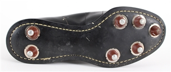 1960's Wilson Black Leather High Top Football Boot (Pepper Burruss Collection)