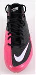 2012 Donald Driver Green Bay Packers Game Worn Nike Cleat + Pink Breast Cancer Awareness Towel (MEARS LOA / Pepper Burruss Collection)