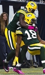 2012 Donald Driver Green Bay Packers Game Worn Nike Cleat + Pink Breast Cancer Awareness Towel (MEARS LOA / Pepper Burruss Collection)