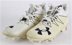 2016 Randall Cobb Green Bay Packers Game Worn Under Armour Cleats (MEARS LOA / Pepper Burruss Collection)