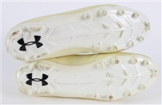 2016 Randall Cobb Green Bay Packers Game Worn Under Armour Cleats (MEARS LOA / Pepper Burruss Collection)