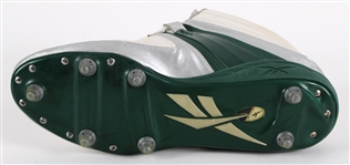 2010's Green Bay Packers Game Worn Reebok Cleat (MEARS LOA / Pepper Burruss Collection)