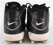 2005 Aaron Rodgers Green Bay Packers Celebrity Softball Game Worn Nike Cleats (MEARS LOA / Pepper Burruss Collection)