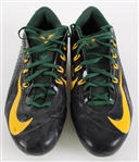 2014 Ha Ha Clinton-Dix Green Bay Packers Nike Game Worn Cleats (MEARS LOA / Pepper Burruss Collection) Rookie Season