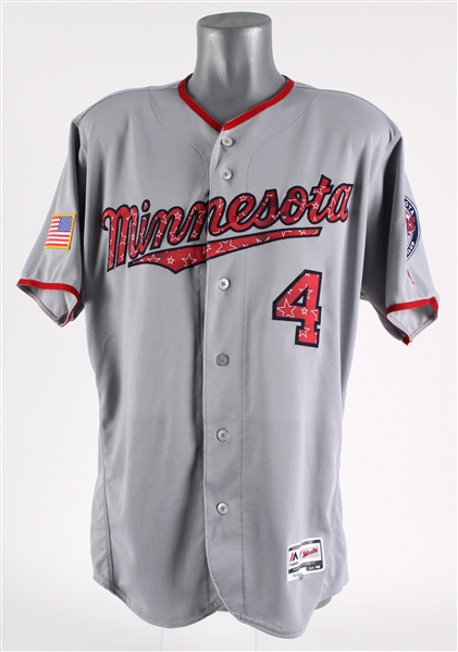 2018 Paul Molitor Minnesota Twins Game Worn Stars & Stripes Road Jersey (MEARS A10 / MLB Hologram)