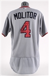 2018 Paul Molitor Minnesota Twins Game Worn Stars & Stripes Road Jersey (MEARS A10 / MLB Hologram)