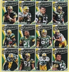 1998 Ron Wolf, Robert Brooks, LeRoy Butler & more GB Packers Signed 15x23 Framed Uncut Card Sheet (JSA/Pepper Burruss Collection)