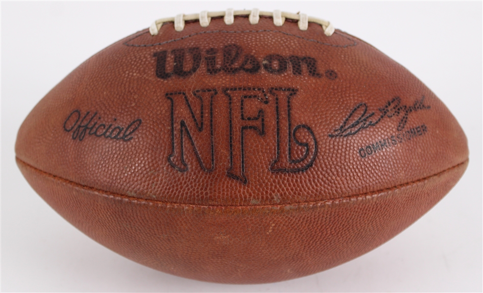 1988 New York Jets ONFL Pete Rozelle Practice Football (MEARS LOA / Pepper Burruss Collection)