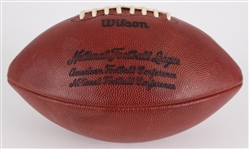 1975 Official NFL Pete Rozelle Football (MEARS LOA / Pepper Burruss Collection)