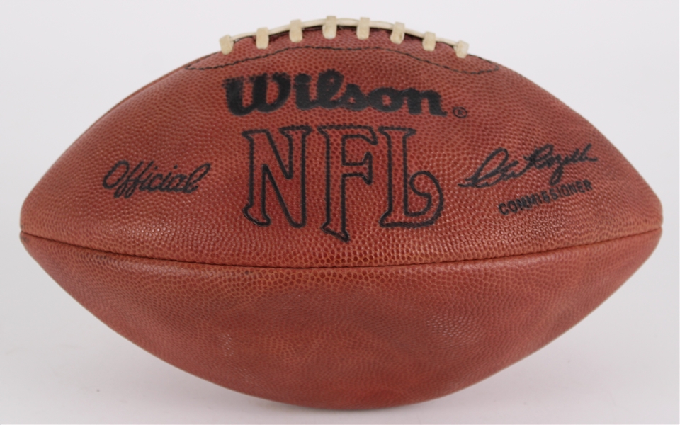 1988 New York Jets ONFL Pete Rozelle Practice Football (MEARS LOA / Pepper Burruss Collection)