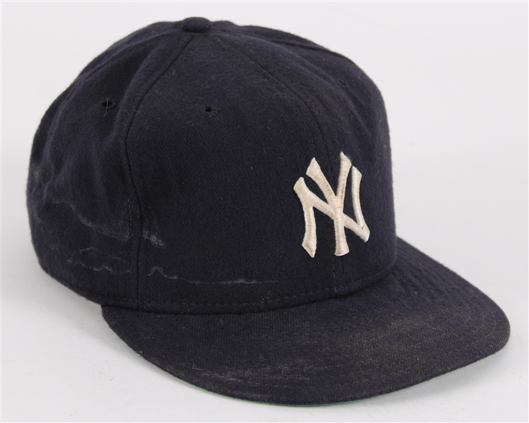 1993 Don Mattingly New York Yankees Signed Game Worn Cap (MEARS LOA / JSA)
