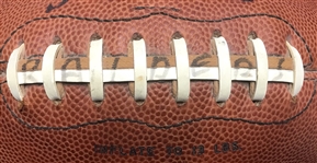 1966-69 Oakland Raiders Game Used OAFL Rozelle Football (MEARS LOA / Pepper Burruss Collection)