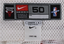 1997-98 Michael Jordan Chicago Bulls Authentic Retail Jersey (MEARS LOA)
