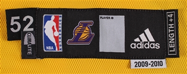 2010 Kobe Bryant Los Angeles Lakers NBA Finals Home Jersey (MEARS A5)