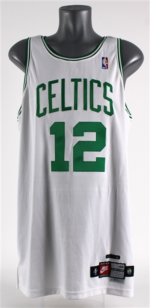 1998-99 Bruce Bowen Boston Celtics Game Worn Home Jersey (MEARS LOA)