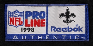 1998 Lamar Smith New Orleans Saints Game Worn Home Jersey (MEARS LOA)