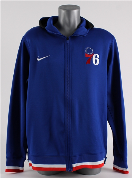 2021-22 Tyrese Maxey Philadelphia 76ers Game Worn Warm Up Jacket (MEARS LOA / Fanatics) Rookie Season