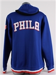 2021-22 Tyrese Maxey Philadelphia 76ers Game Worn Warm Up Jacket (MEARS LOA / Fanatics) Rookie Season