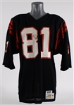 1985-86 Eddie Brown Cincinnati Bengals Game Worn Home Jersey (MEARS A10)