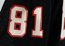 1985-86 Eddie Brown Cincinnati Bengals Game Worn Home Jersey (MEARS A10)
