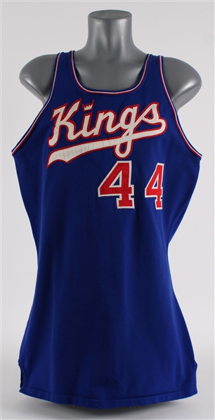 1972-74 Sam Lacey Kansas City-Omaha Kings Game Worn Road Jersey (MEARS A10)