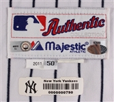 2011 (April 7) Robinson Cano New York Yankees Game Worn Home Jersey (MEARS A10 / MLB Hologram / Steiner / Photo Match COA)