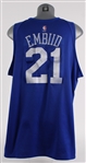 2019-20 Photo Match Joel Embiid Philadelphia 76ers Reversible Practice Worn Jersey (MEARS LOA / Fanatics Team COA)
