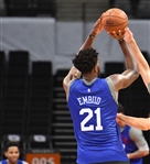 2019-20 Photo Match Joel Embiid Philadelphia 76ers Reversible Practice Worn Jersey (MEARS LOA / Fanatics Team COA)