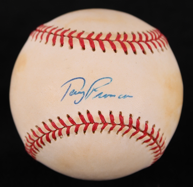1997-99 Terry Francona Philadelphia Phillies Signed ONL Coleman Baseball (Rich Altman COA)