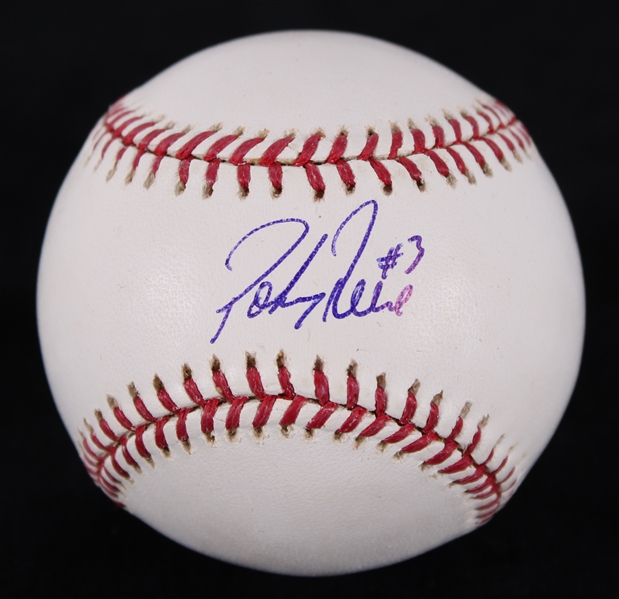 2004 Pokey Reese Boston Red Sox Signed OML Selig Baseball (Rich Altman COA)