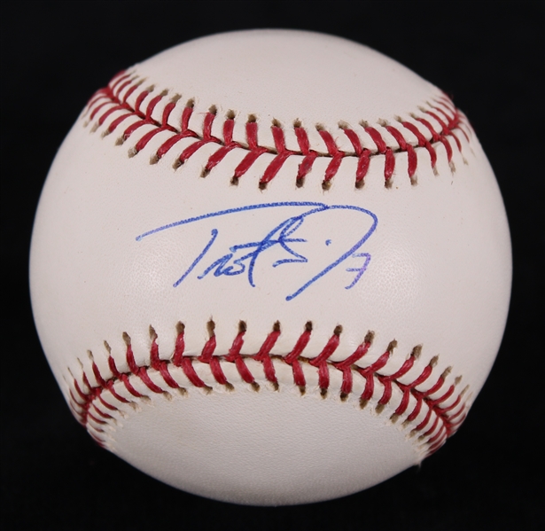 2004 Trot Nixon Boston Red Sox Signed OML Selig Baseball (Rich Altman COA)