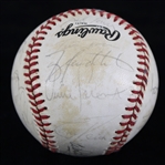 1989 St. Louis Cardinals Team Signed ONL White Baseball w/ 21 Signatures Including Whitey Herzog & More (JSA)