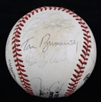 1989 St. Louis Cardinals Team Signed ONL White Baseball w/ 21 Signatures Including Whitey Herzog & More (JSA)