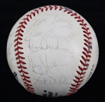 1989 St. Louis Cardinals Team Signed ONL White Baseball w/ 21 Signatures Including Whitey Herzog & More (JSA)