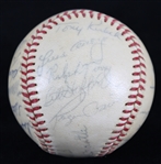 1962 World Series Champion New York Yankees Team Signed OAL Cronin Baseball w/ 23 Signatures Including Yogi Berra, Whitey Ford, Elston Howard & More (JSA)