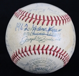 1962 World Series Champion New York Yankees Team Signed OAL Cronin Baseball w/ 23 Signatures Including Yogi Berra, Whitey Ford, Elston Howard & More (JSA)