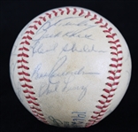 1962 World Series Champion New York Yankees Team Signed OAL Cronin Baseball w/ 23 Signatures Including Yogi Berra, Whitey Ford, Elston Howard & More (JSA)