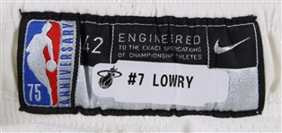 2021-22 Kyle Lowry Miami Heat Game Worn Uniform Shorts (MEARS LOA)
