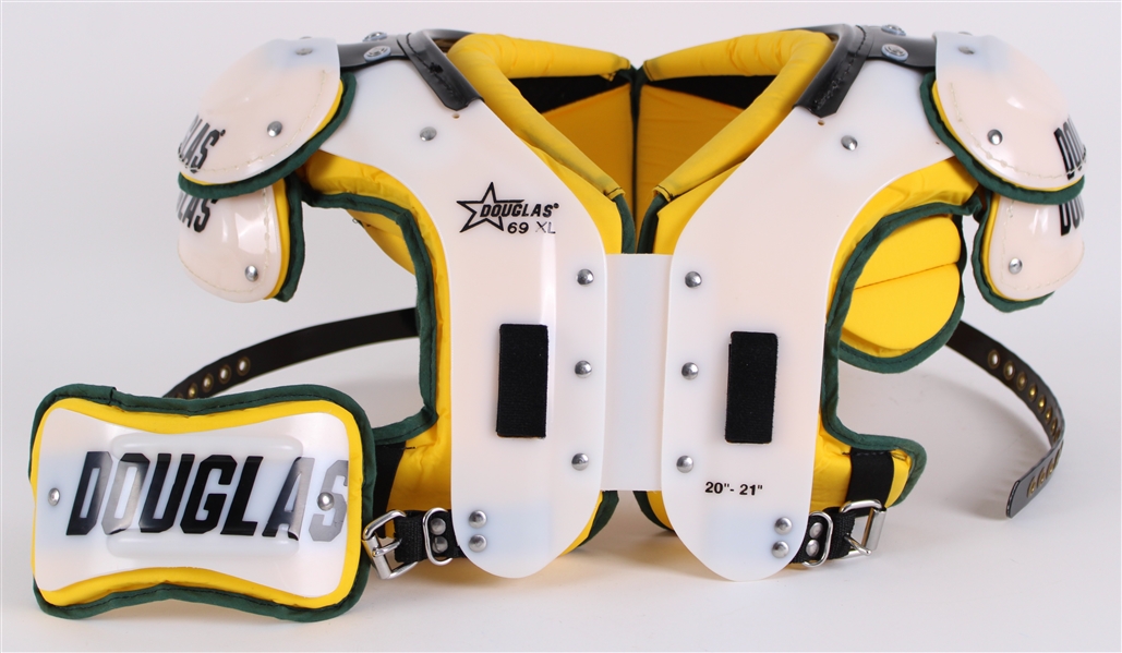 2012 Clay Matthews Green Bay Packers Game Worn Reynolds Shoulder Pads (MEARS LOA / Pepper Burruss Collection)