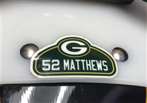 2012 Clay Matthews Green Bay Packers Game Worn Reynolds Shoulder Pads (MEARS LOA / Pepper Burruss Collection)
