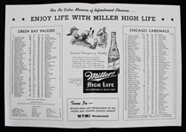 1951 Green Bay Packers Chicago Cardinals City Stadium Exhibition Game Program (Pepper Burruss Collection)